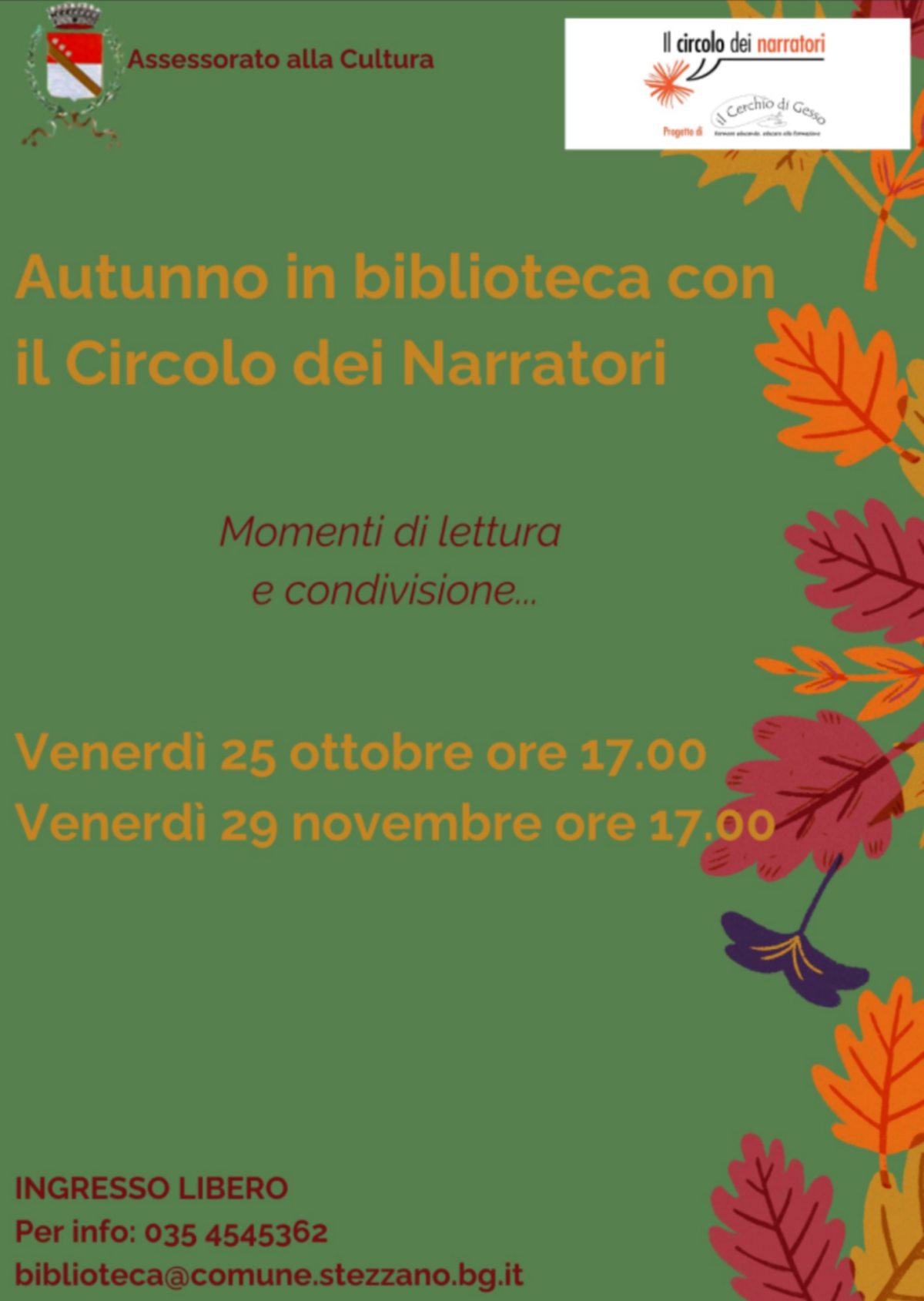 Autunno in Biblioteca