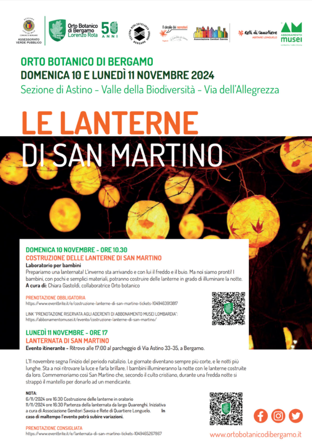 Le lanterne di San Martino